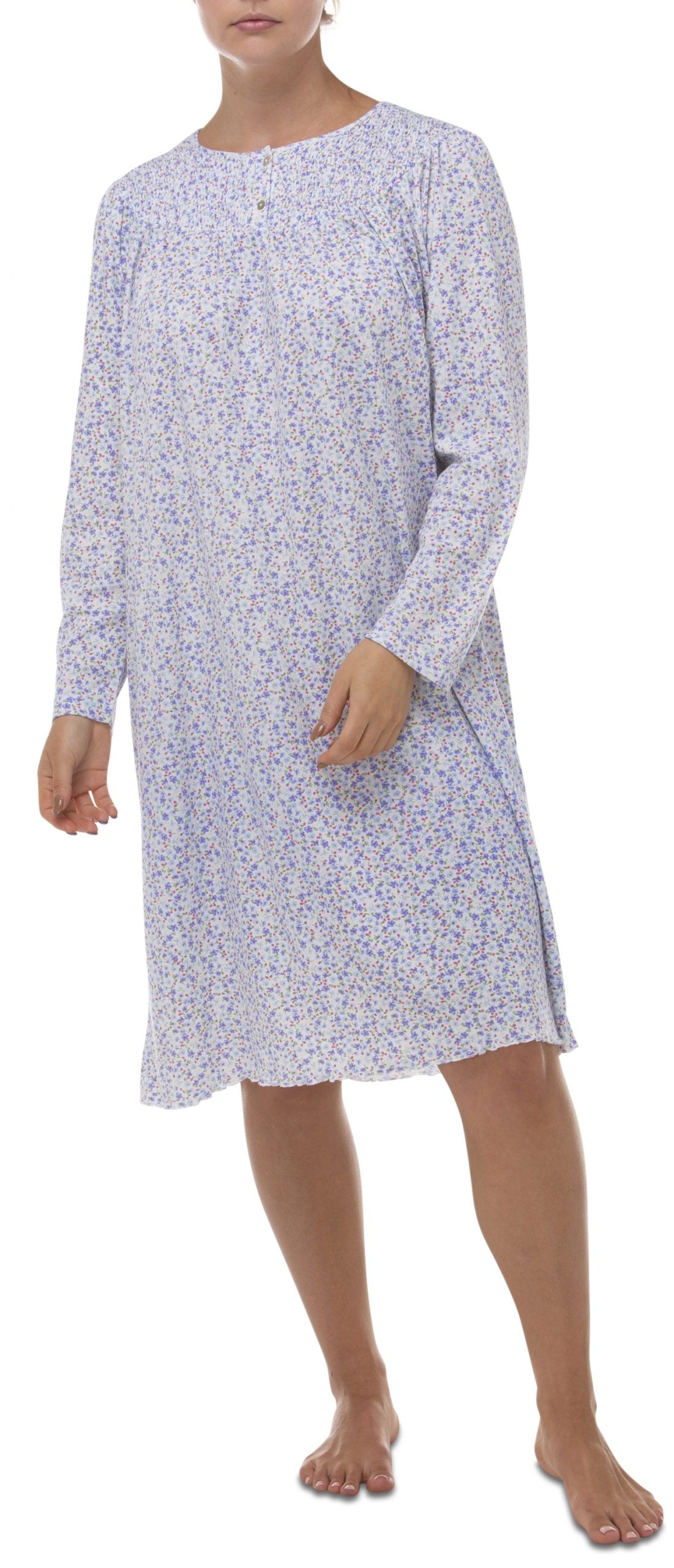 Schrank: Long Sleeve Short Length Nightie.