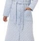 Schrank: Quilted Long Length Dressing Gown Cotton