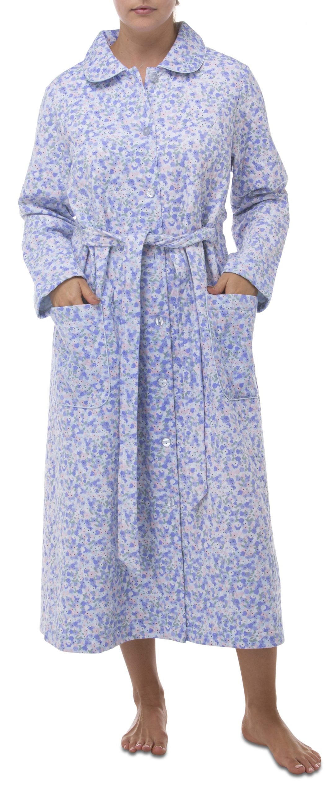 Schrank: Quilted Long Length Dressing Gown