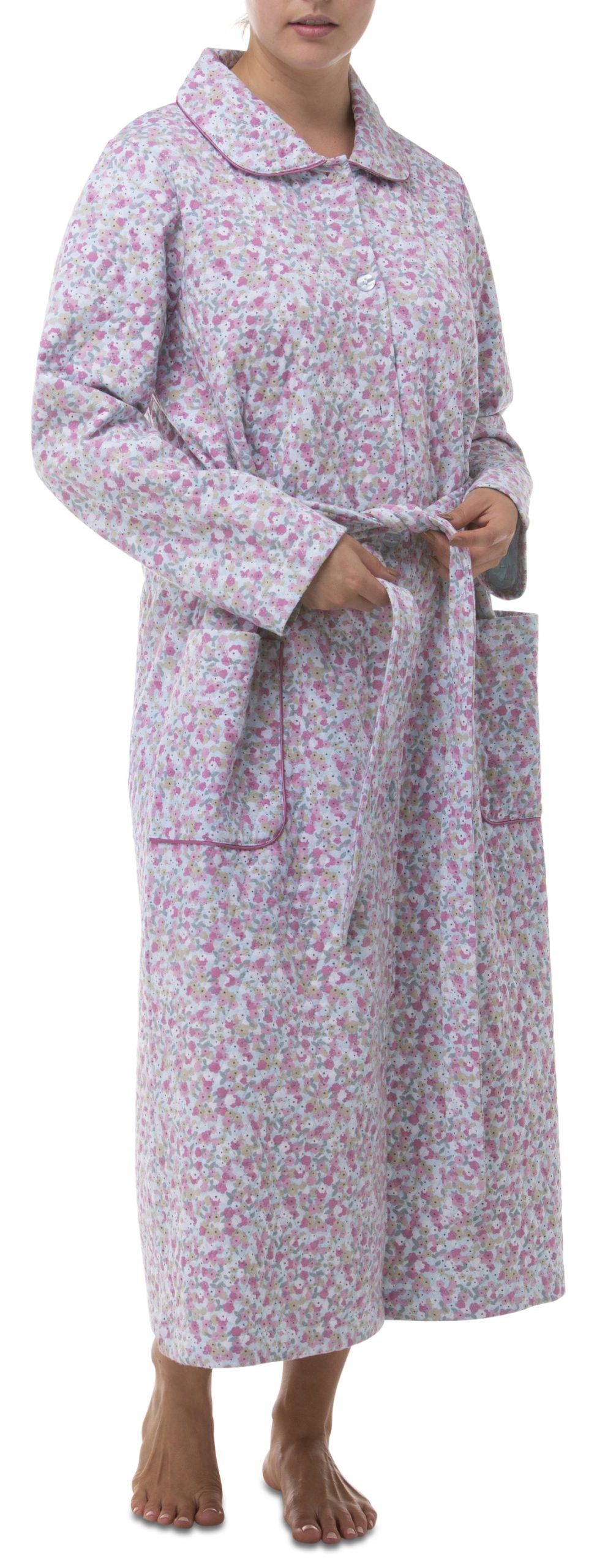 Schrank: Quilted Long Length Dressing Gown