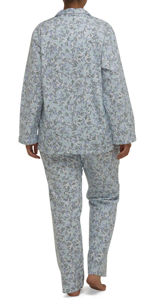 Schrank:  Flannelette Revere Pyjama PJ Set 'Brooke'