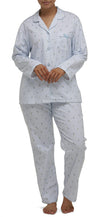 Schrank:  Revere Pyjama PJ Set Flannelette 'Rose Stripe'