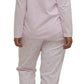 Schrank:  Ski Pyjama PJ Set Flannelette 'Rose Stripe'