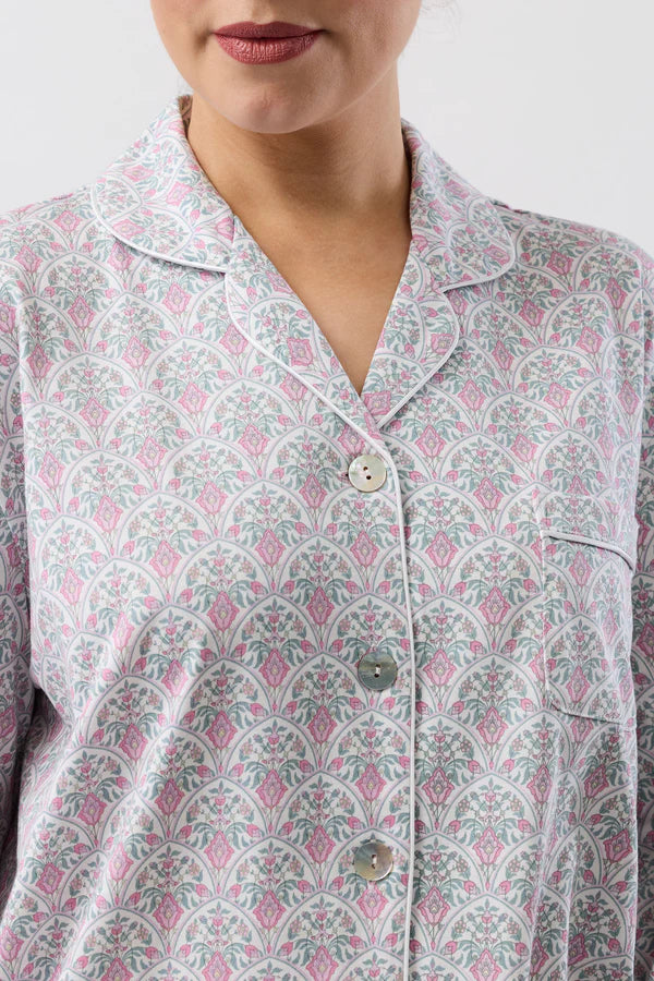 SCHRANK:  Oriental Collared Long Pant Pyjama