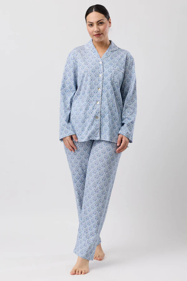 SCHRANK:  Oriental Collared Long Pant Pyjama