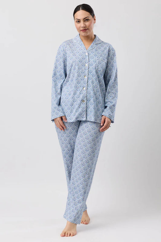 SCHRANK:  Oriental Collared Long Pant Pyjama