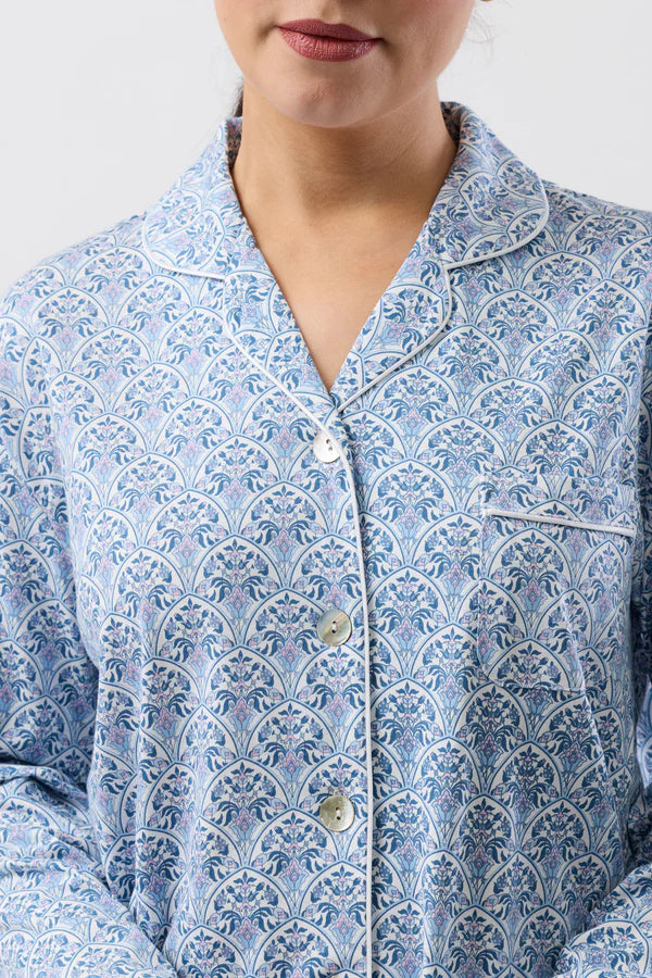 SCHRANK:  Oriental Collared Long Pant Pyjama