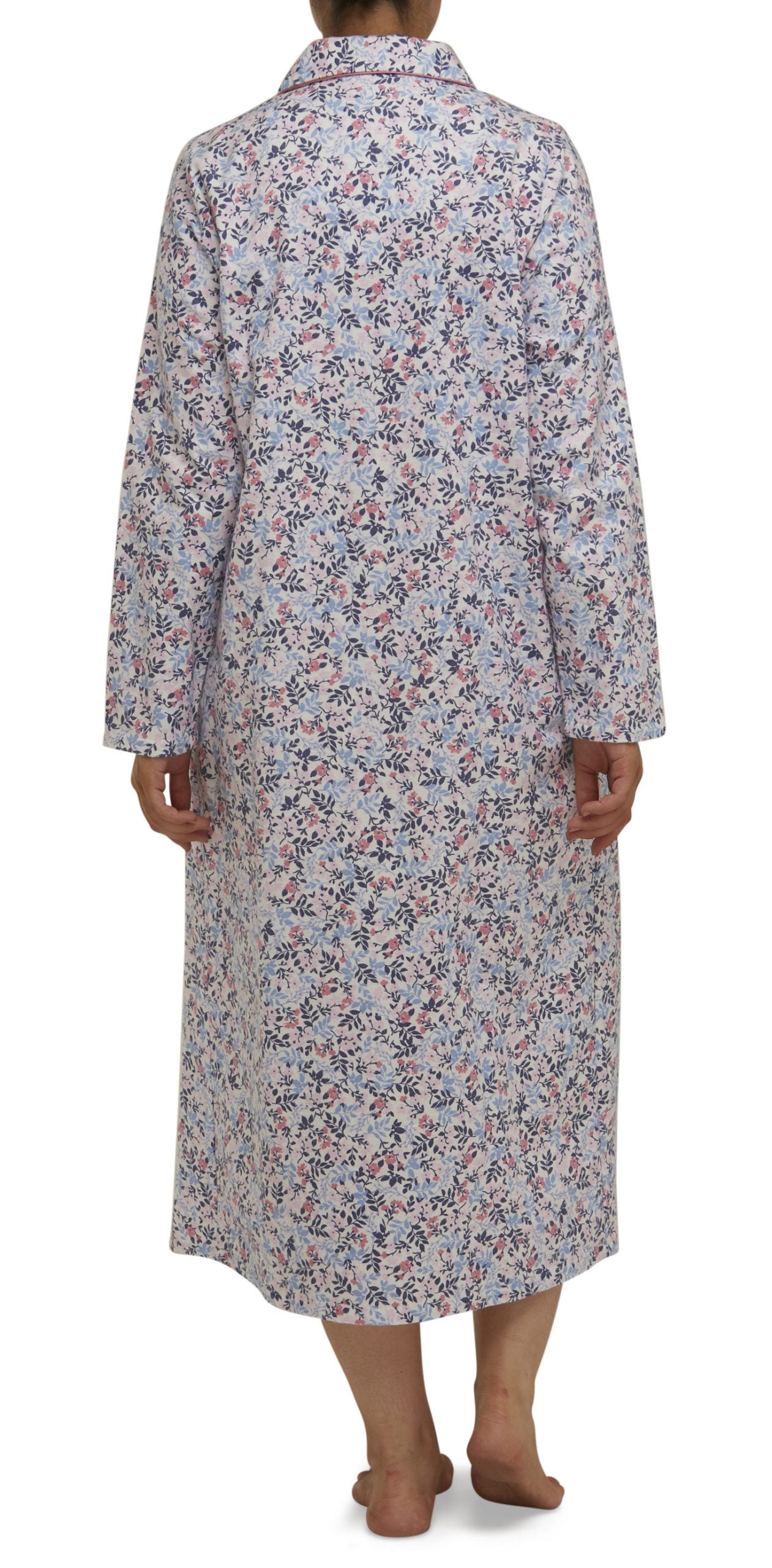 Schrank:  Flannelette Nightie Long Length 'Brooke'