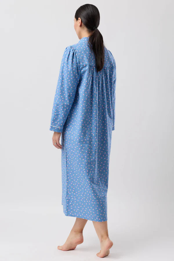 SCHRANK:  Rose Spot Collared Nightie