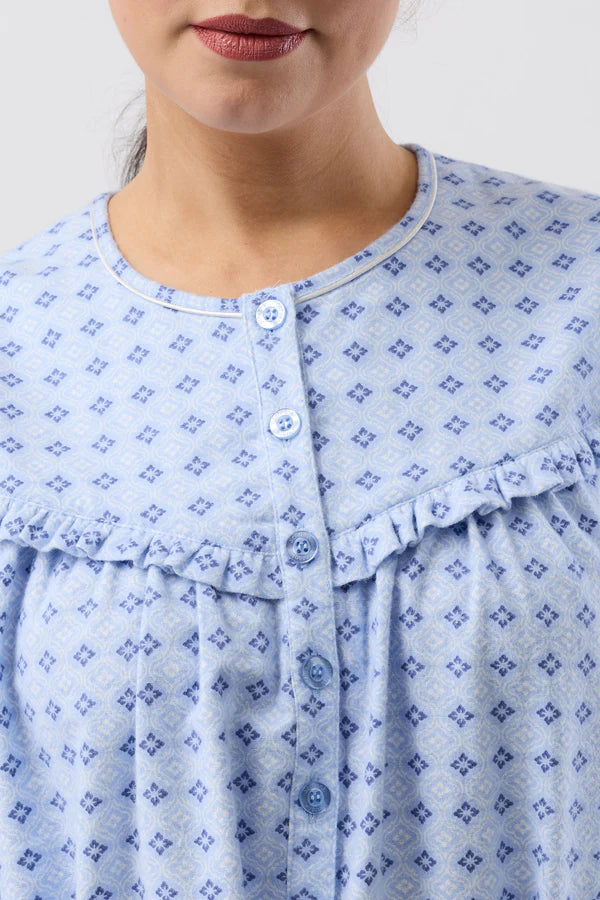 SCHRANK:  Fleur De Lys Flannelette Nightie