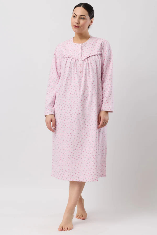 SCHRANK:  Rose Spot Mid Length Nightie