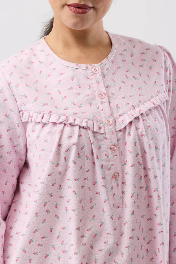 SCHRANK:  Rose Spot Mid Length Nightie