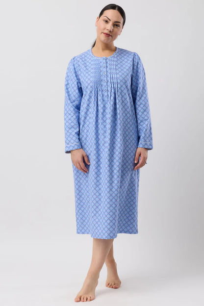 SCHRANK:  Lattice Mid Length Nightie