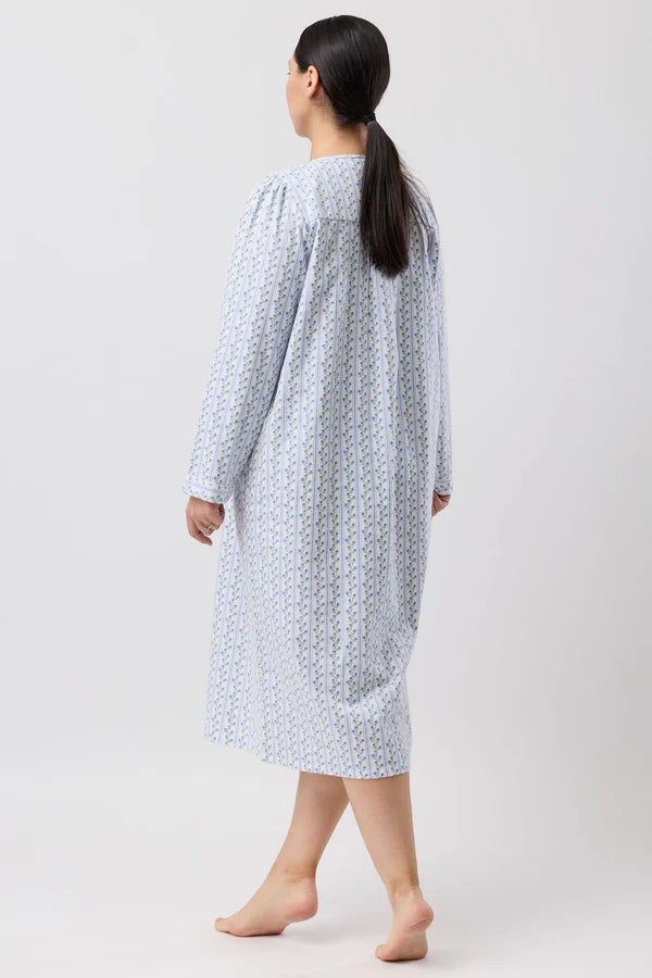 SCHRANK:  Tulip Stripe Mid Length Nightie