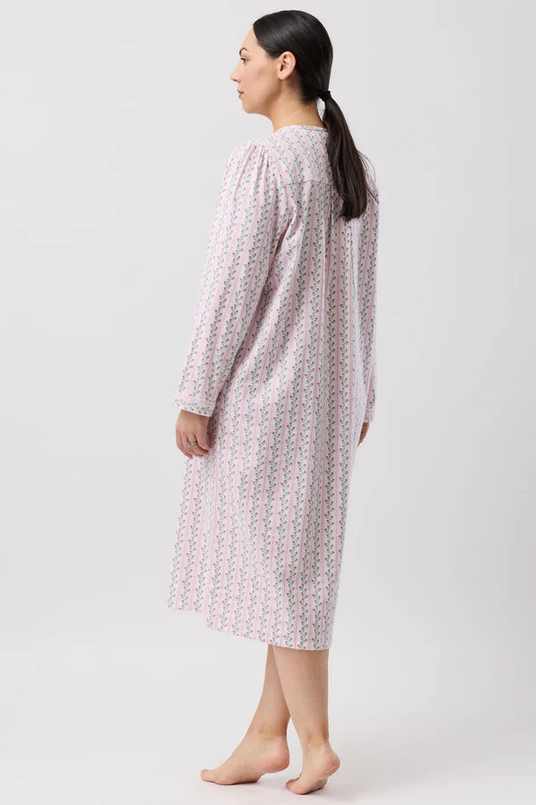 SCHRANK:  Tulip Stripe Mid Length Nightie