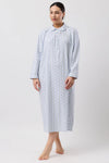 SCHRANK:  Tulip Stripe Collared Nightie
