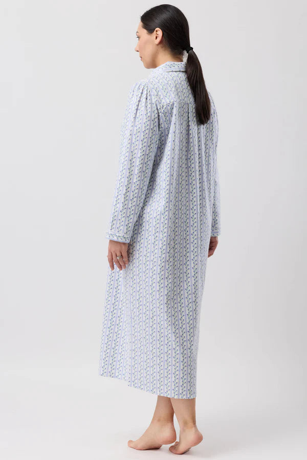 SCHRANK:  Tulip Stripe Collared Nightie