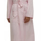 Schrank:  Sateen Mid Length Gown Robe 'Self Stripe Sateen'