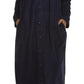Schrank:  Embroidered Full Button Front Gown 'Jayne'