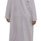 Schrank:  Embroidered Full Button Front Gown 'Jayne'