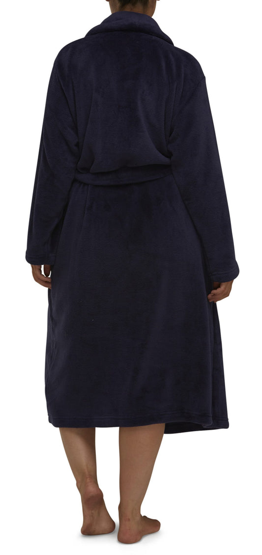 Schrank:  'Rose' Full Length Wrap Gown with Embroidery