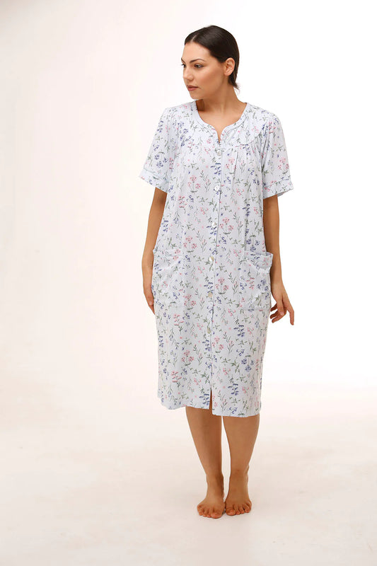 Schrank:  'Meadow' Brunch Coat Button Dressing Gown