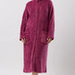 Schrank:  Mid Length Zip Dressing Gown