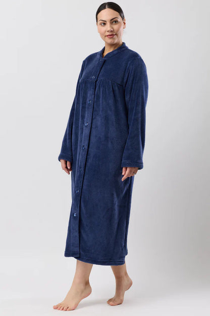 SCHRANK:  Button Mid Length Gown
