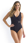 Jantzen: Sea Breeze Bar Surplice One Piece Bather