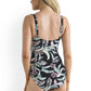Jantzen: Maui DD/E Mesh Double Frill One Piece Bather