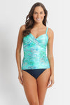Sunseeker: Mystic Glow Twisted Front Ruched  Singlet