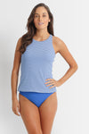 Sunseeker: Summer Surf High Neck Mast Singlet