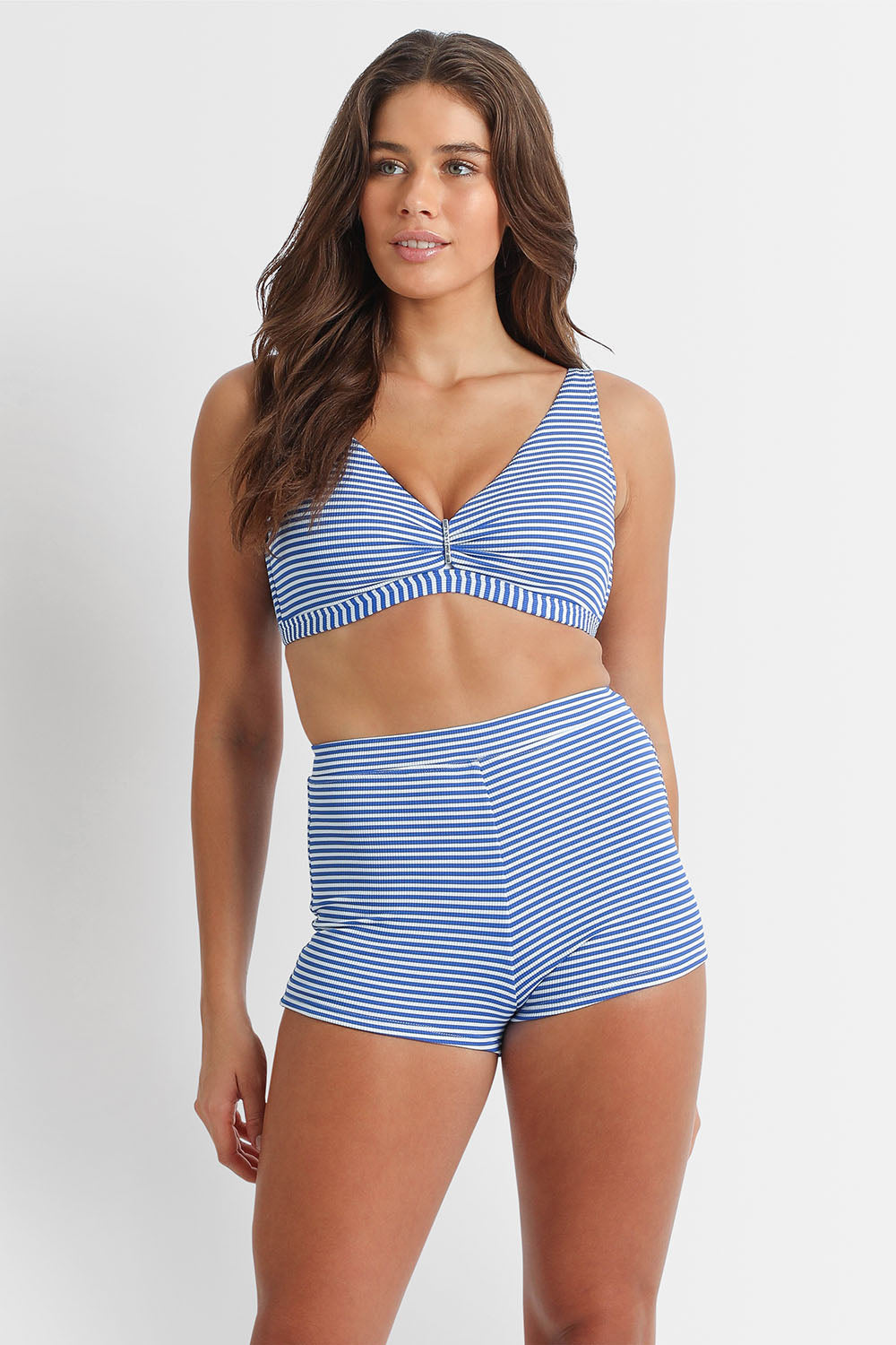 Sunseeker: Summer Surf High Waisted Boyleg Pant