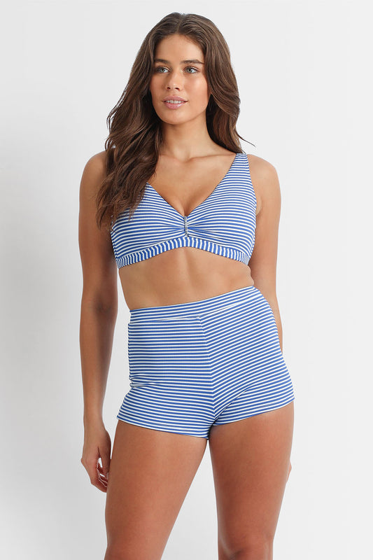 Sunseeker: Summer Surf High Waisted Boyleg Pant