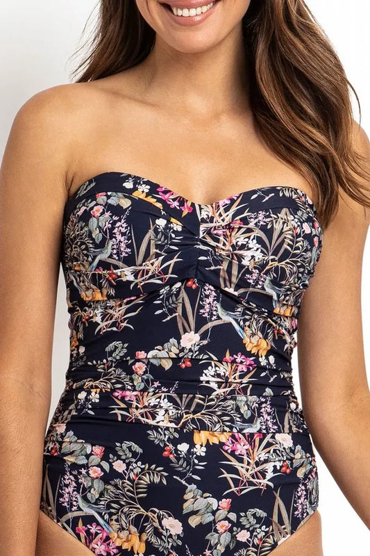 Sunseeker: Waterlily D/DD Soft Wrap Bandeau One Piece