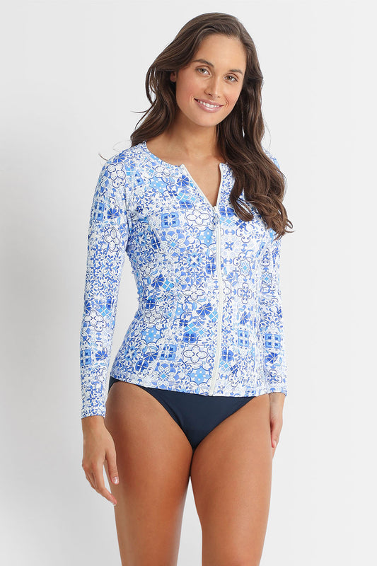 Sunseeker: Seville Long Sleeve Mast Rashie