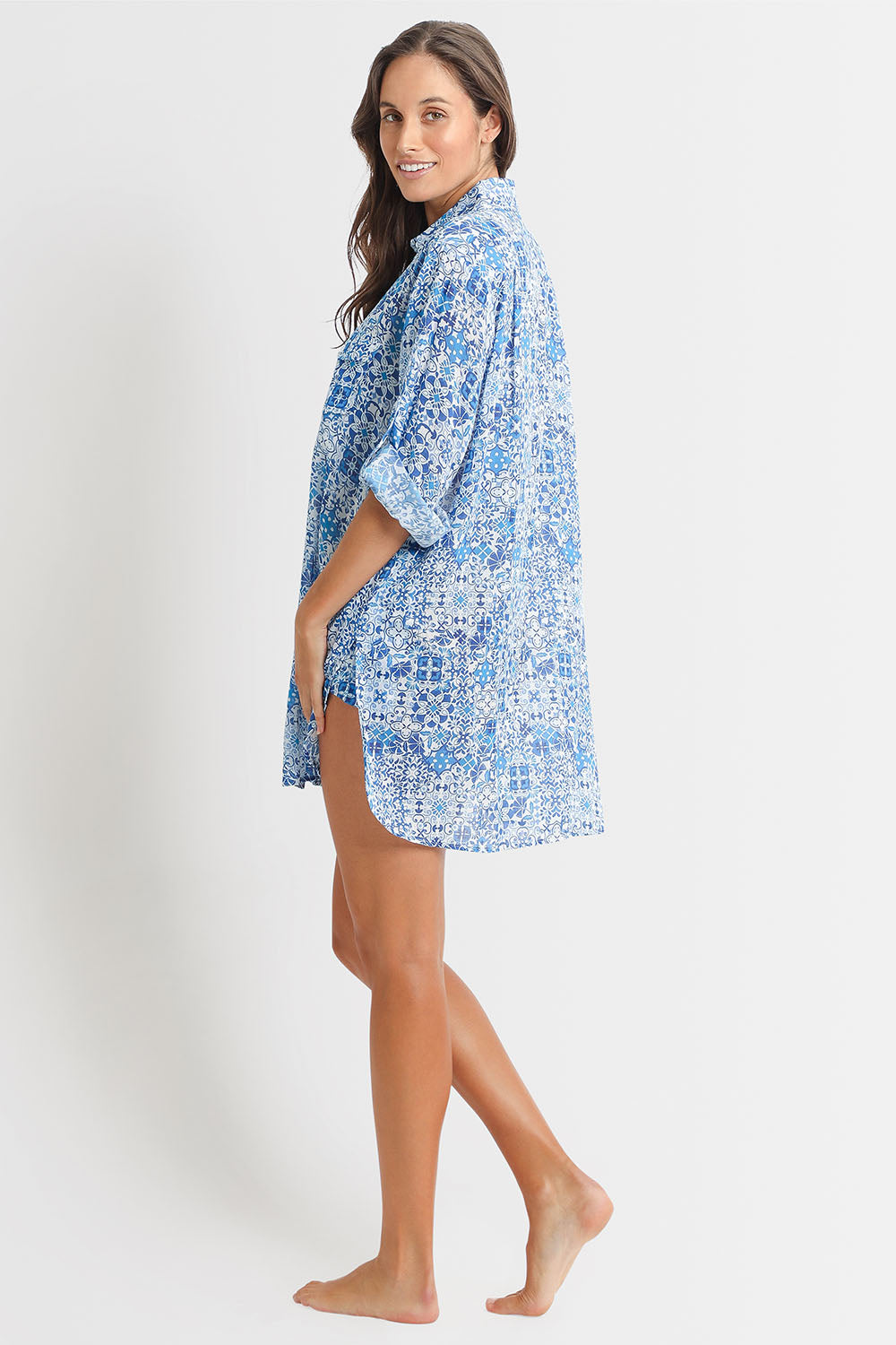 Sunseeker: Seville Button Through Shirt