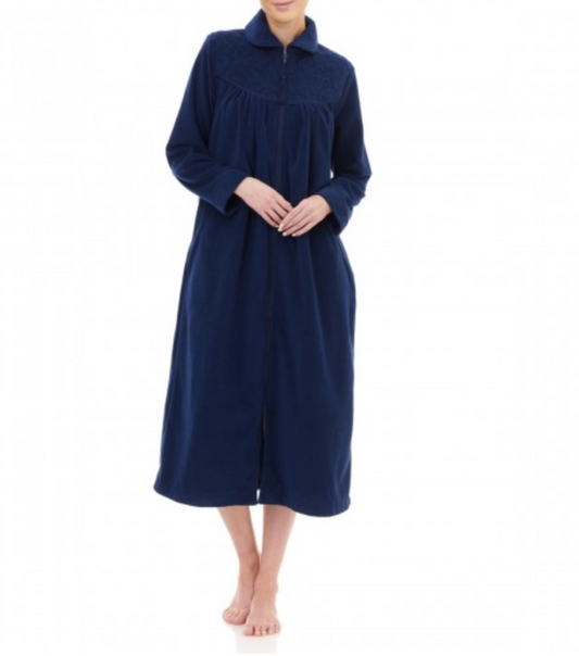 Givoni: Full Length Zip Up Dressing Gown
