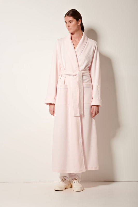 Pluto:  'Sylvie' Long Sleeve Long Wrap Dressing Gown