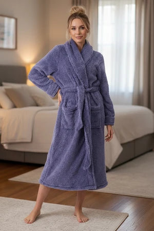 GIVONI - Marle Luxury Polar Mid Length Wrap Gown