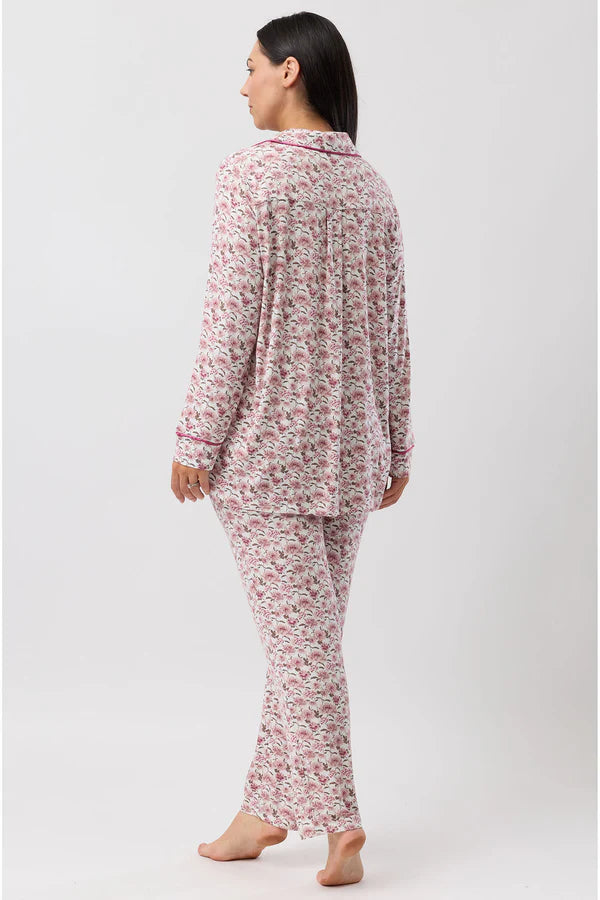 YUU:  Bloom Revere Print Long Pant Pyjama