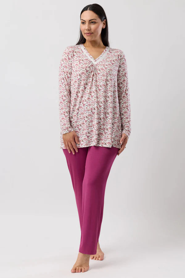 YUU:  Bloom Revere Print Long Pant Pyjama #2