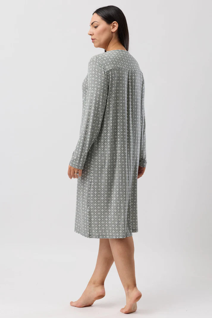 YUU:   Geo Long Sleeve Nightie