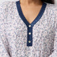 YUU:   Jardin Long Sleeve Smocking Nightie