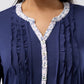 YUU:   Jardin Long Sleeve Ruffle Nightie