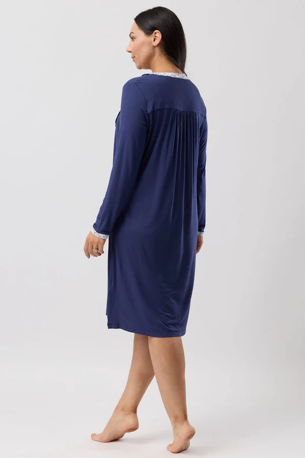 YUU:   Jardin Long Sleeve Ruffle Nightie