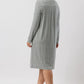 YUU:   Geo Grosgrain Long Sleeve Nightie
