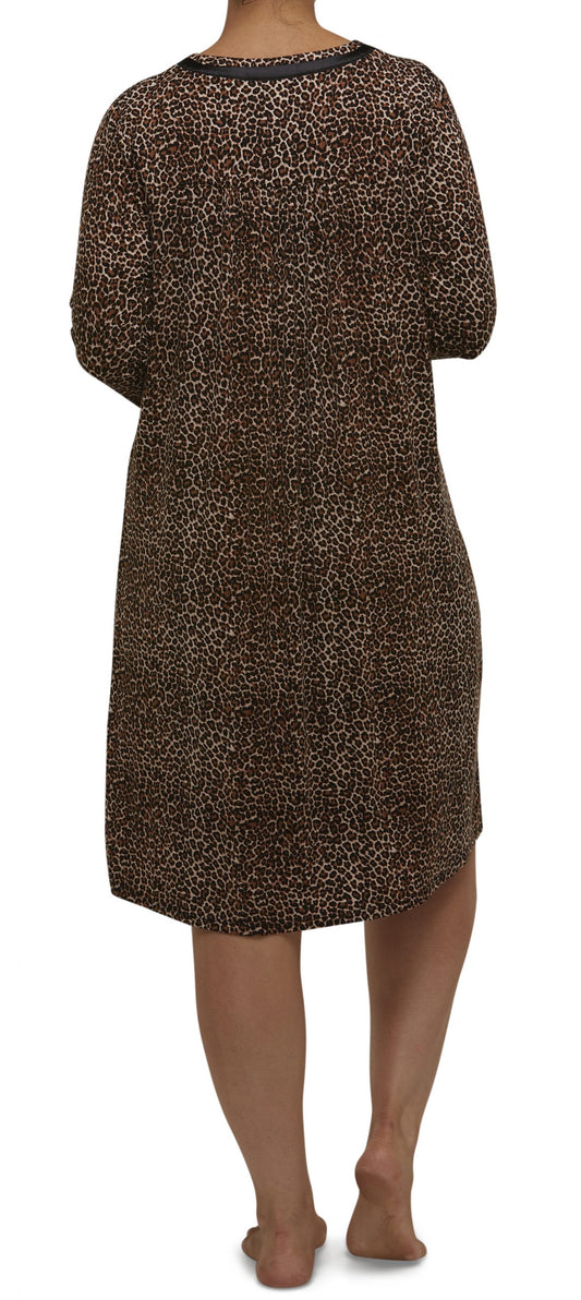 Yuu: Mid Length Dress Nightie 'Leopard'