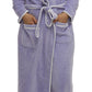 Yuu: Satin Trim Wrap Robe with Pockets