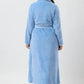 Yuu:  Satin Trim Robe Long